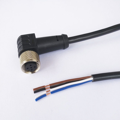 M12防水连接器4芯母头